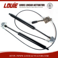 Lockable gas spring with double controlled steel mainly for lifting desk